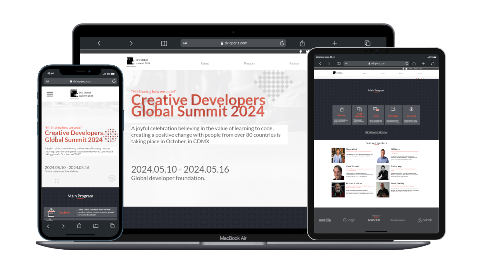 Screenshot of Creative Developers