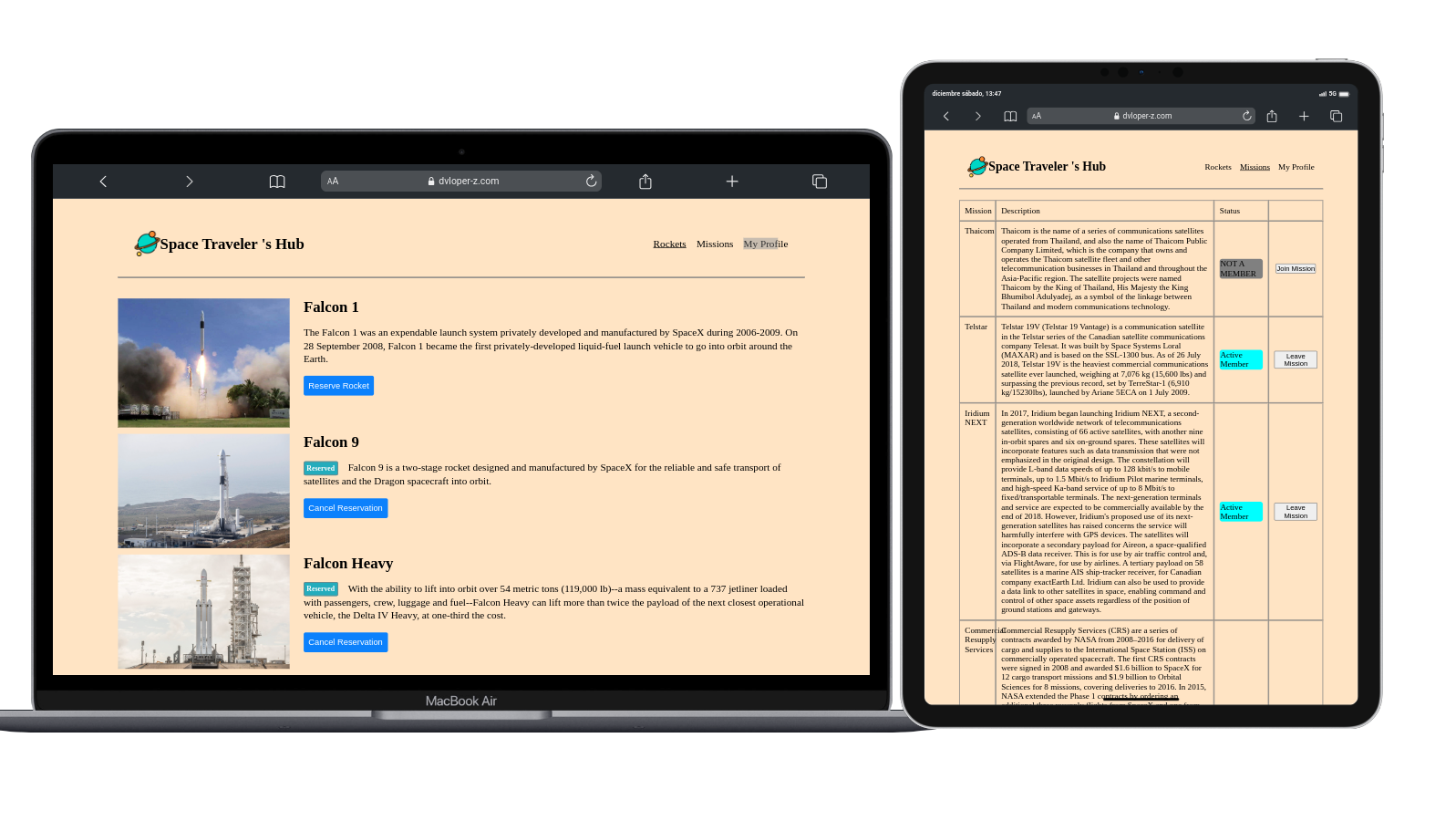 Screenshot of Space Travelers